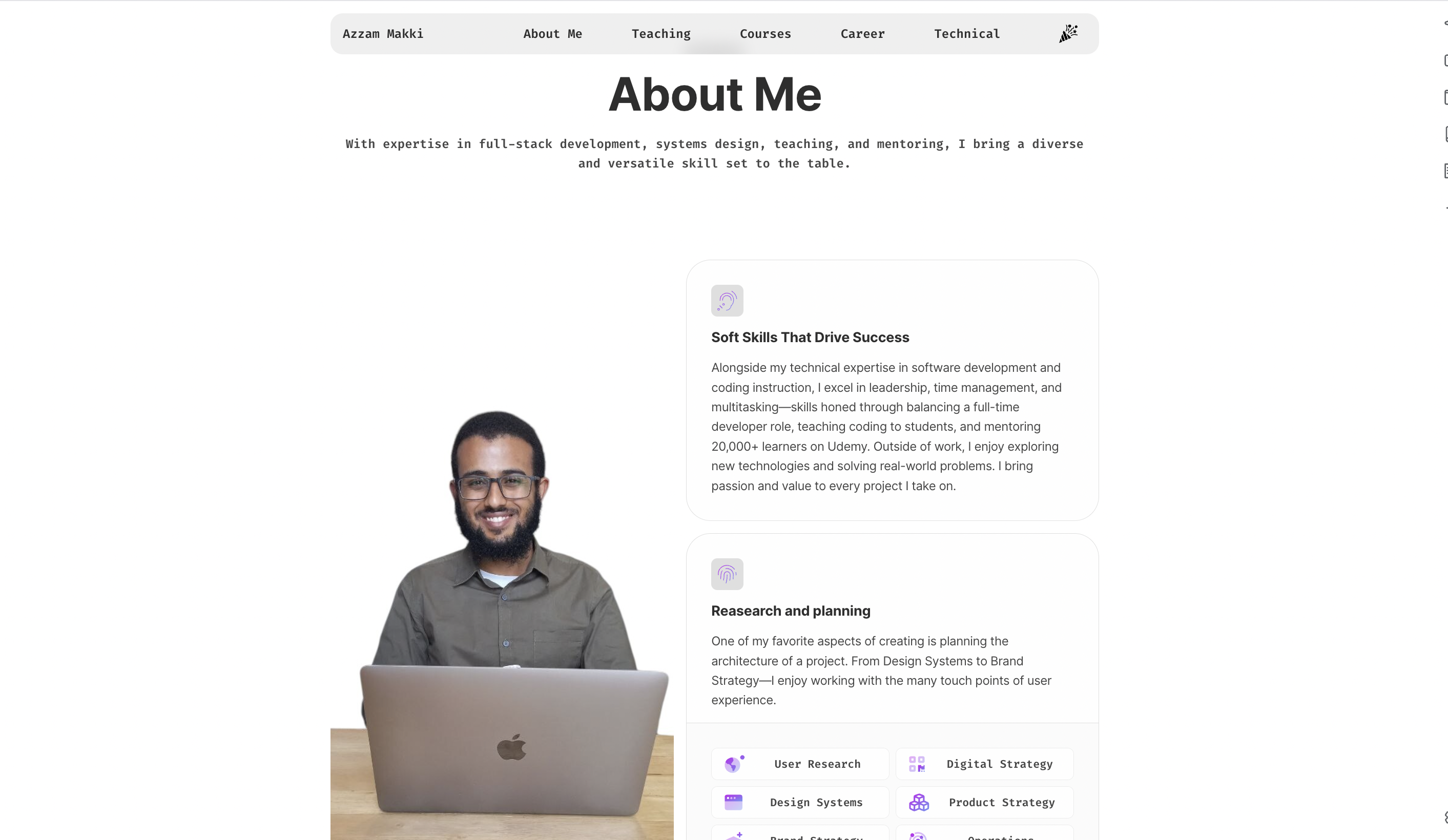 Great Portfolios for Professionals